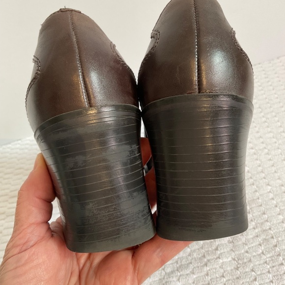 Bass Galaxy Women’s Brown Leather Heel Shoe Size 7.5M - Picture 14 of 14